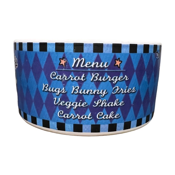 WARNER BROS Looney Tunes 1998 The Bugs Bunny and Daffy Diner Coffee/Soup Mug/Cup - Picture 9 of 12